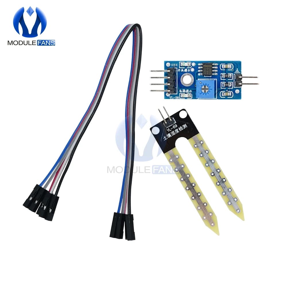 Capteur d'humidité avec hygromètre pour sol, Module pour carte de développement Arduino, Interface d