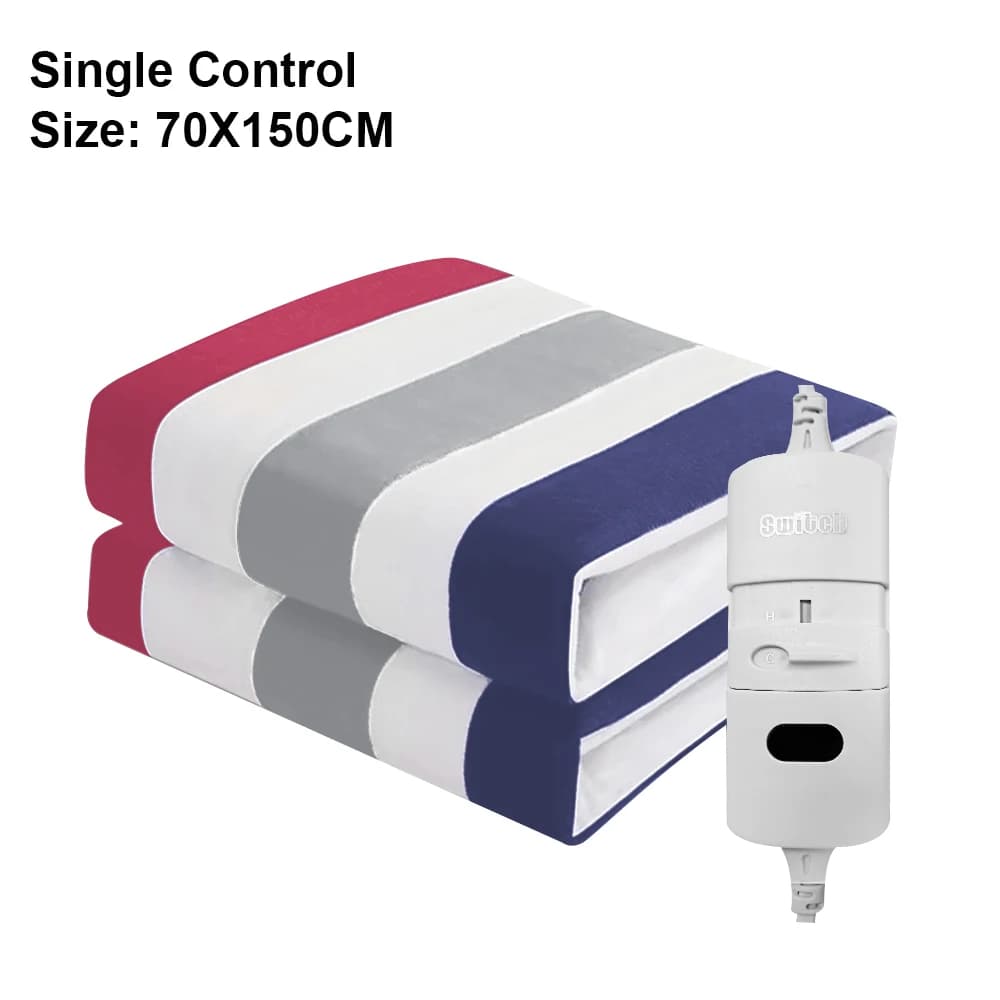 Couverture Chauffante Électrique 220V, Couverture Chauffante Électrique Plus Épaisse avec Thermostat