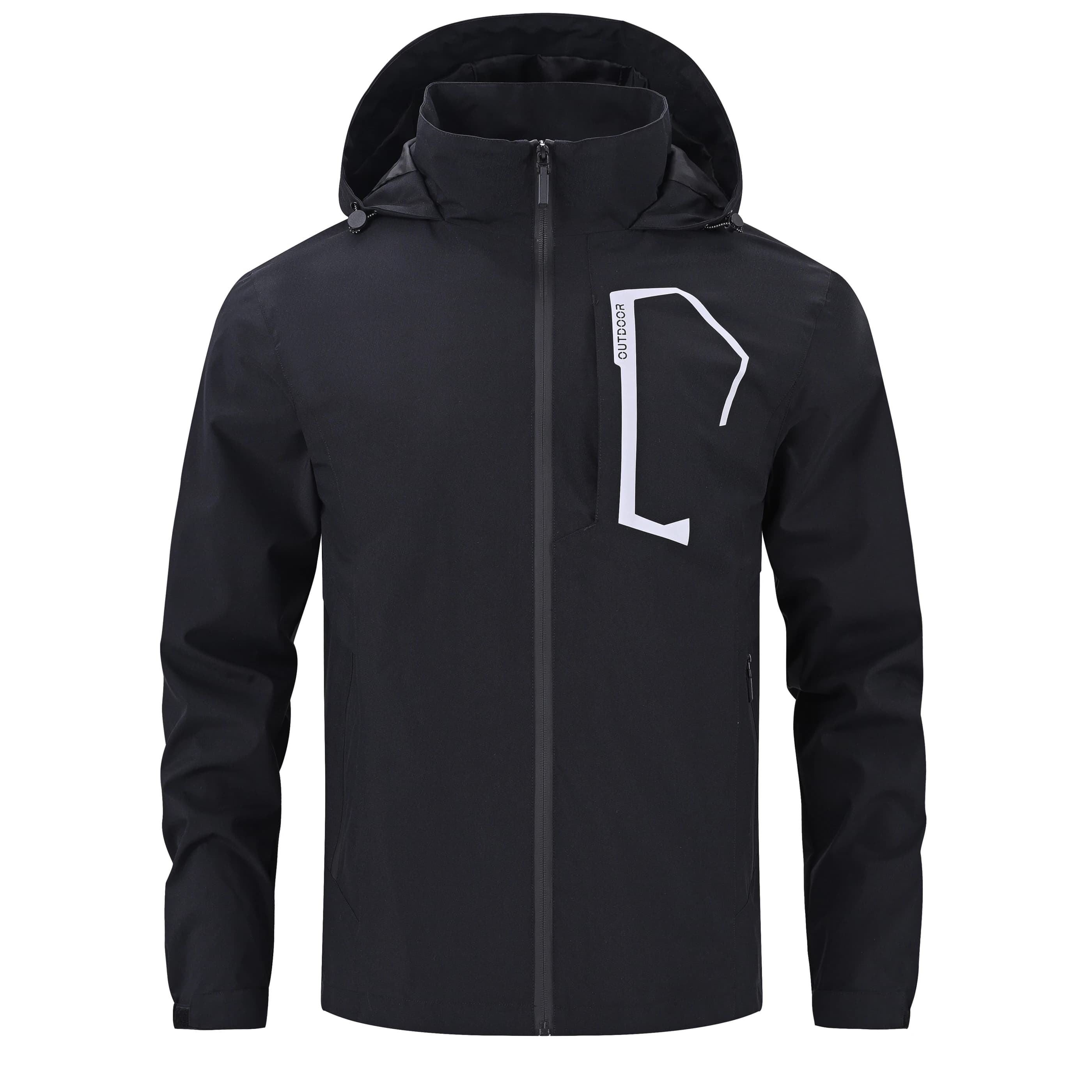 Veste d'été pour homme, imperméable, coupe-vent, fine, avec plusieurs poches pour le camping, la ran