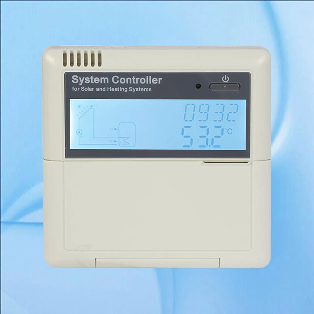 Contrôleur de chauffe-eau solaire électronique SR81, système complet de pompe à eau chaude solaire, Station et stockage