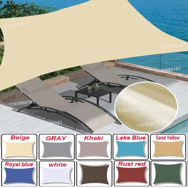 Auvent imperméable Voile d'ombrage pour jardin extérieur