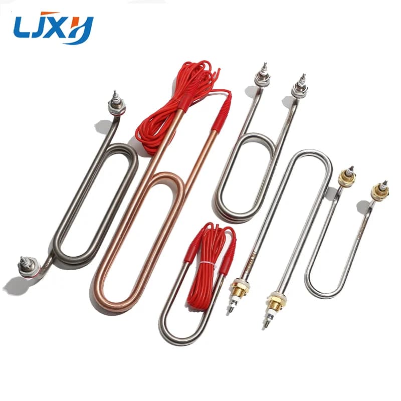 Élément chauffant LJXH 110V-380V 12V-70V Résistance chauffante personnalisée 300W 600W 1KW 3KW 6KW 12KW pour réservoir d'eau solaire/chaudière/four