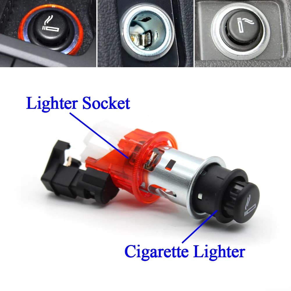 Allume-cigare de voiture pour VW Golf 4 5 6 MK6 Passat B5 B6 Polo Tiguan Touran Jetta Caddy Santana Sagitar L1J 0919309 ,L1JD 919341