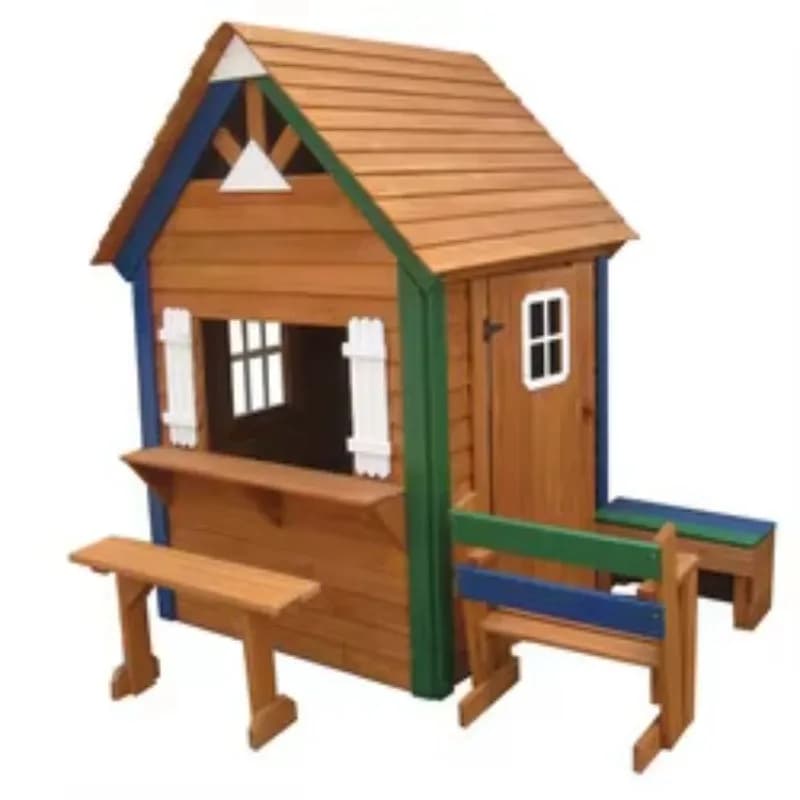 Vente directe d'usine, maison de jeu en bois pour enfants