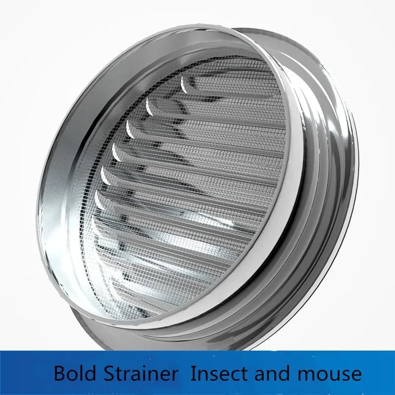 Grille de Ventilation Murale Extérieure en Acier Inoxydable