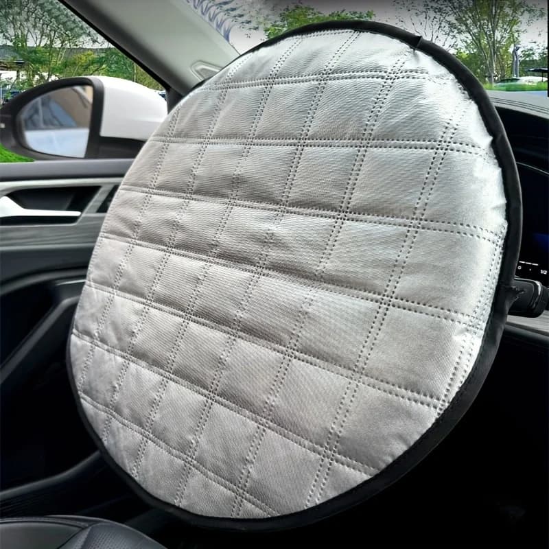Housse universelle pour volant de voiture - Isolation thermique, protection solaire, conception résistante aux hautes températures, adaptée à divers véhicules