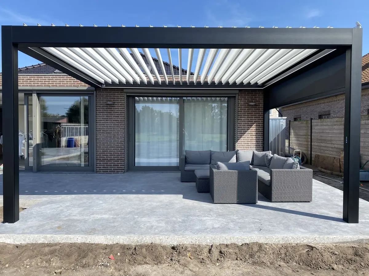 Pergola pare-soleil extérieure 3x6 4x6
