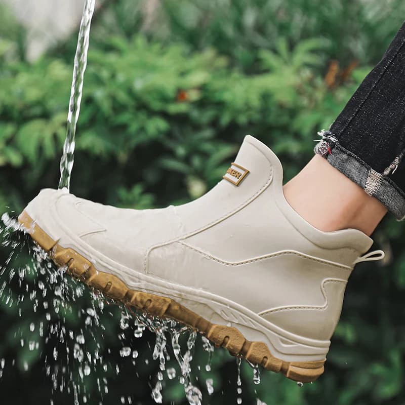 Bottes de pluie pour hommes, portables, imperméables, antidérapantes, adaptées à la randonnée, au travail en plein air, au camping, au jardinage et aux activités aquatiques, adaptées à toutes les sais