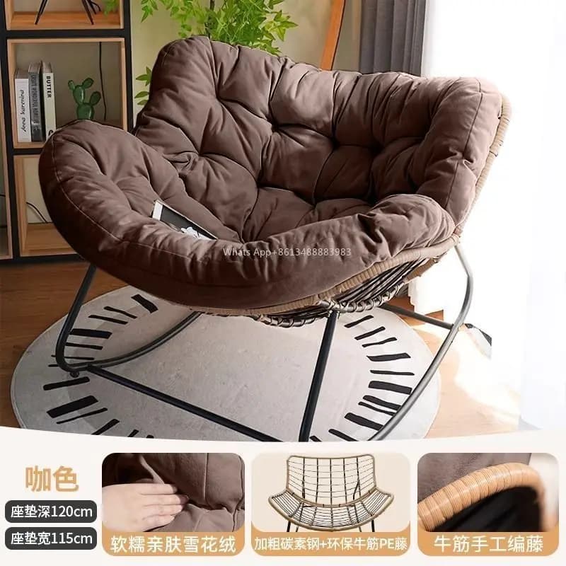 Fauteuil inclinable, canapé, chaise à bascule, salon, simple, loisirs, chambre à coucher, nid d'oiseau, extérieur, rond, chaise nid paresseux d'extérieur
