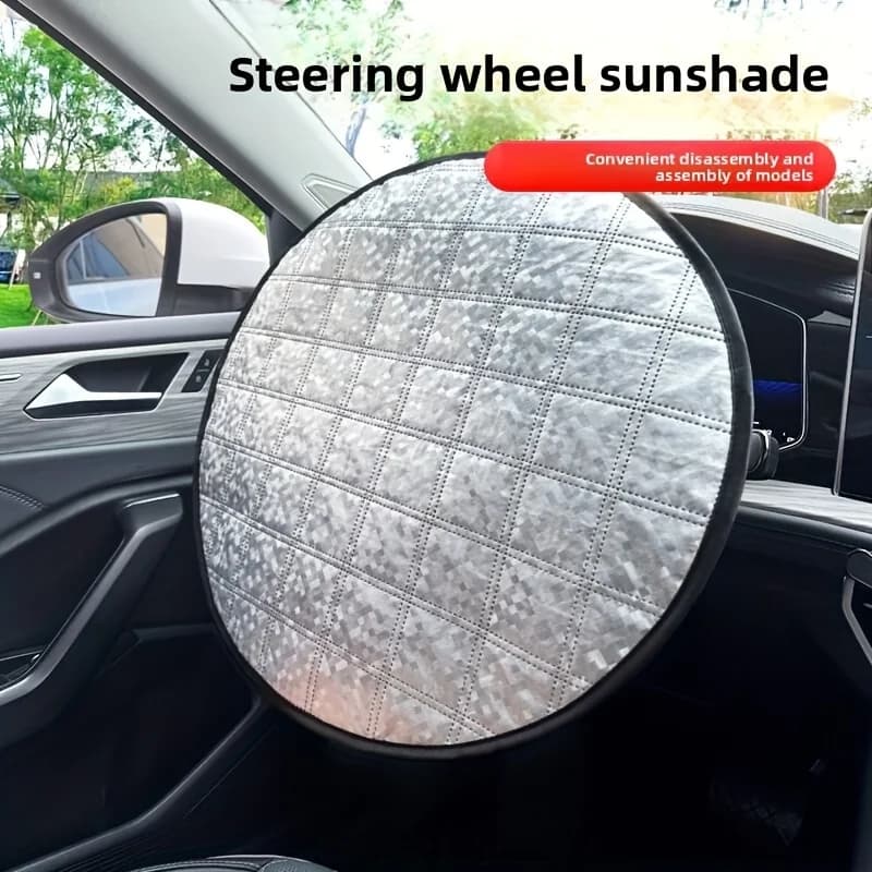 Housse universelle pour volant de voiture - Isolation thermique, protection solaire, conception résistante aux hautes températures, adaptée à divers véhicules