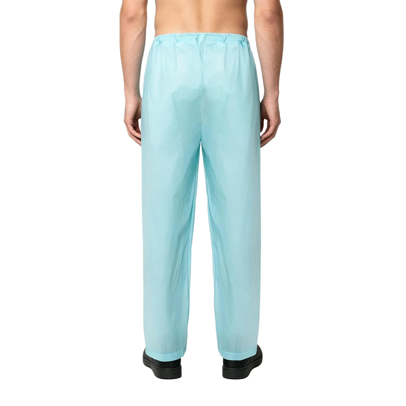 Pantalon de pluie à jambes larges pour hommes et femmes, pantalon imperméable, taille élastique, léger et portable, pour la pêche, la randonnée, le travail