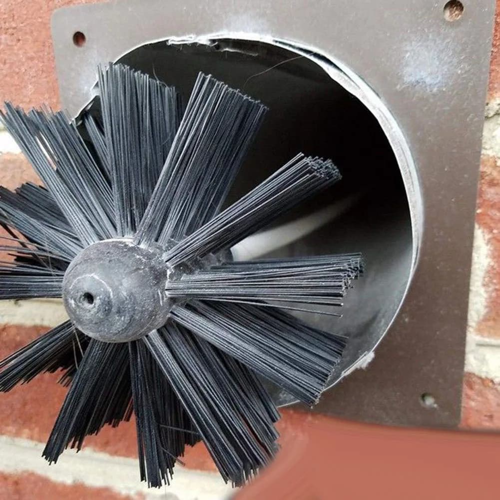 Équipement de nettoyage de 200mm, brosse de cheminée, poêles de cheminée pour sèche-linge, tuyau de cheminée, outils de nettoyage des murs intérieurs