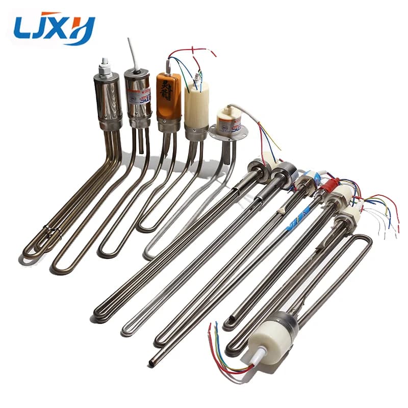 Élément chauffant LJXH 110V-380V 12V-70V Résistance chauffante personnalisée 300W 600W 1KW 3KW 6KW 12KW pour réservoir d'eau solaire/chaudière/four
