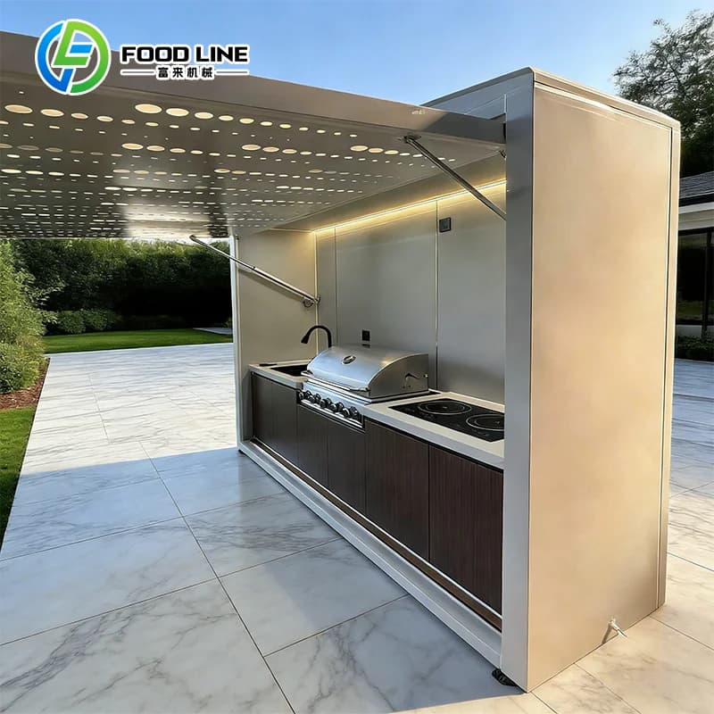 Pergola Cuisine Extérieure Meubles
