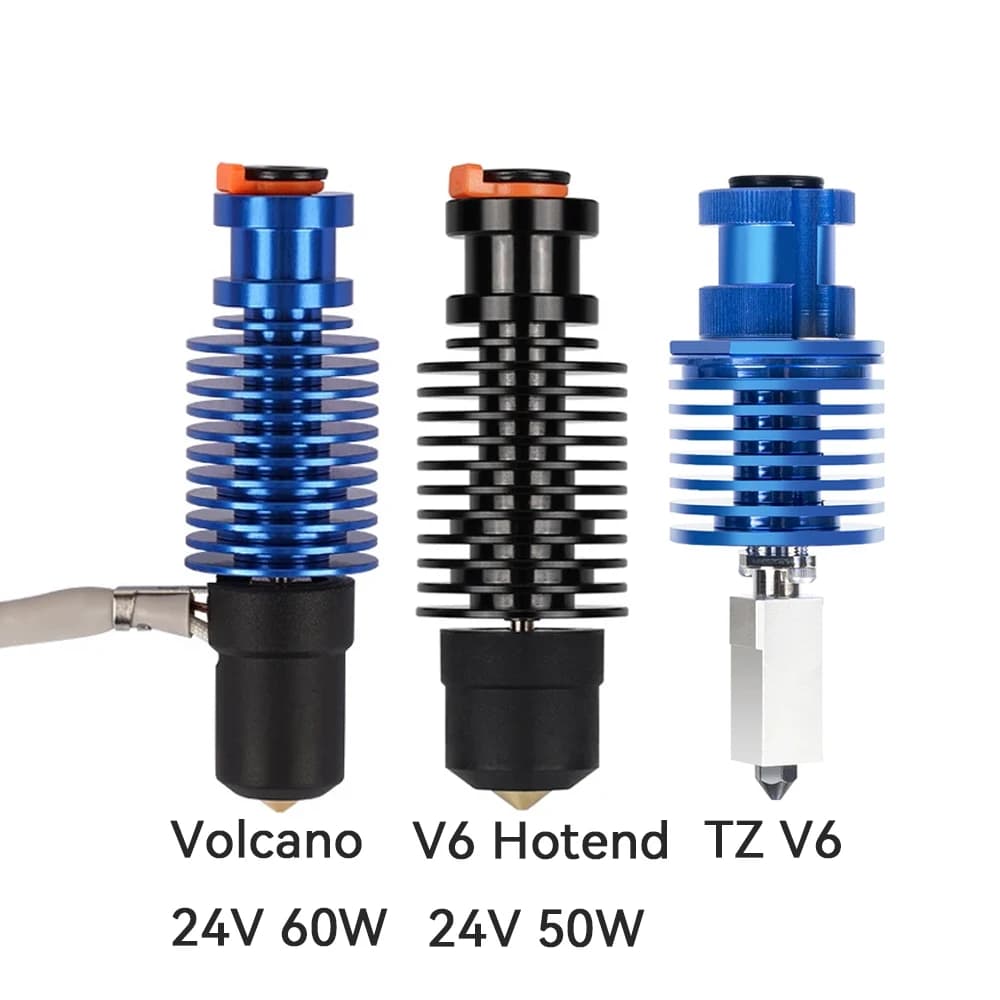 Pour imprimante 3D E3D V6 Voron 2.4, tête d'impression à noyau chauffant en céramique, Hotend Volcano 24V 50W 60W pour Voron Prusa MK3S Ender 3