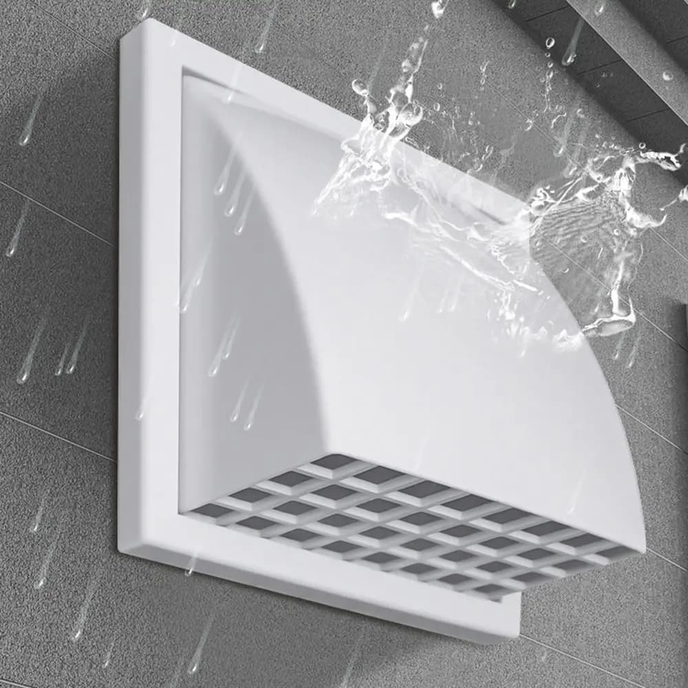 Grille de ventilation murale extérieure en ABS durable
