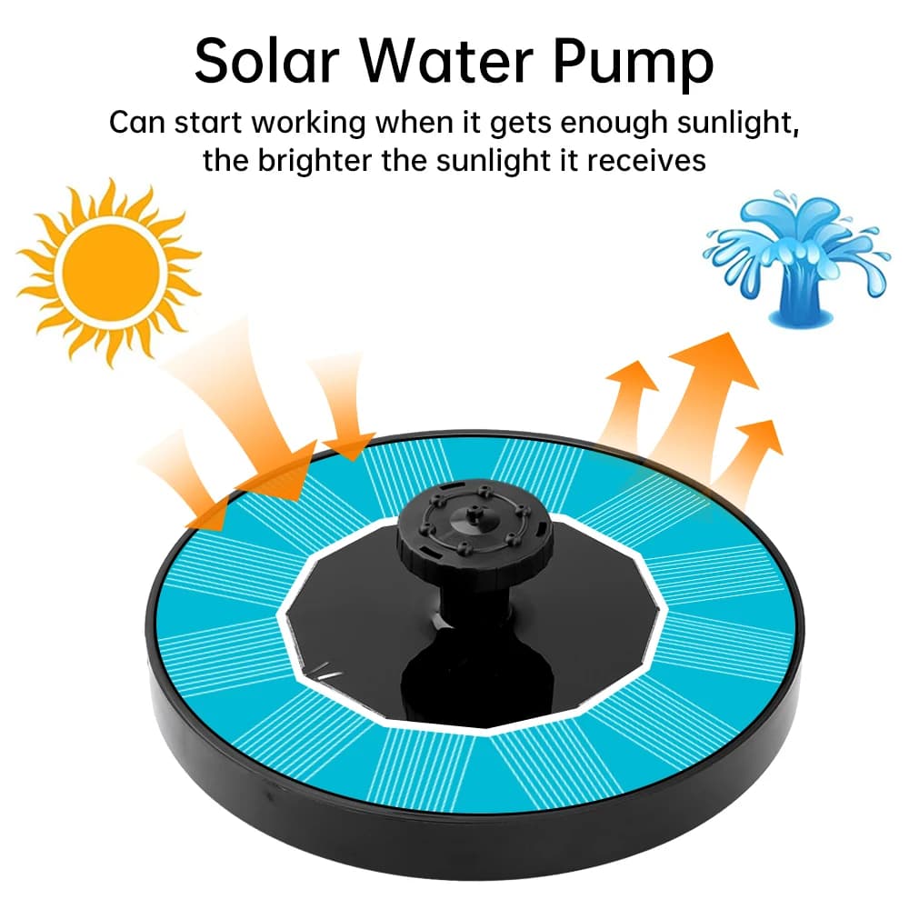 Pompe solaire pour fontaine 150L/h
