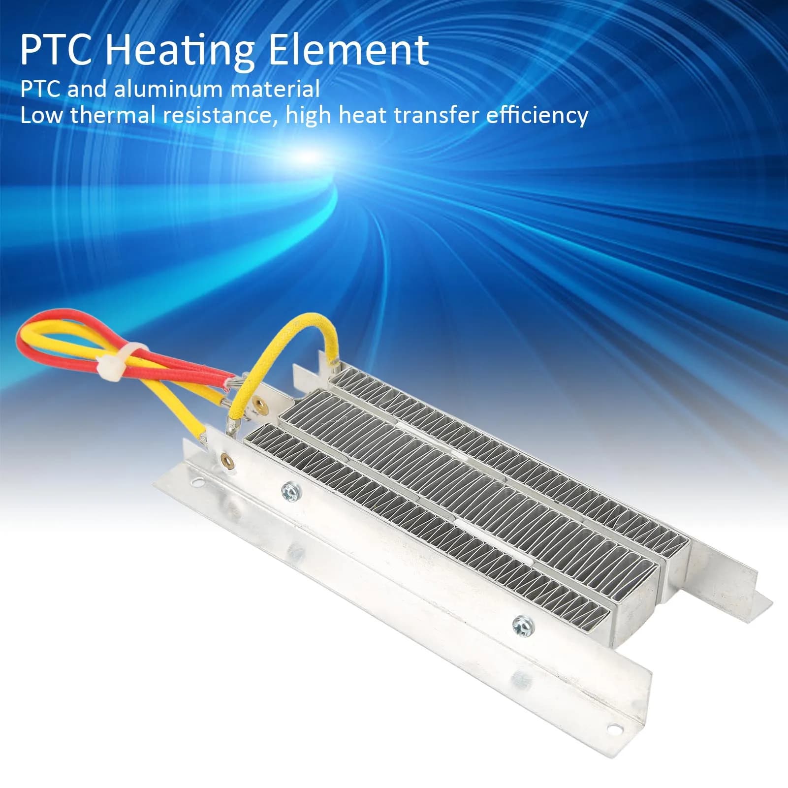 Chauffage Électrique à Température Contrôlée 24V 400W 150B2 – Chauffe-air Céramique Isolé pour Rideau d'Air et Humidificateur