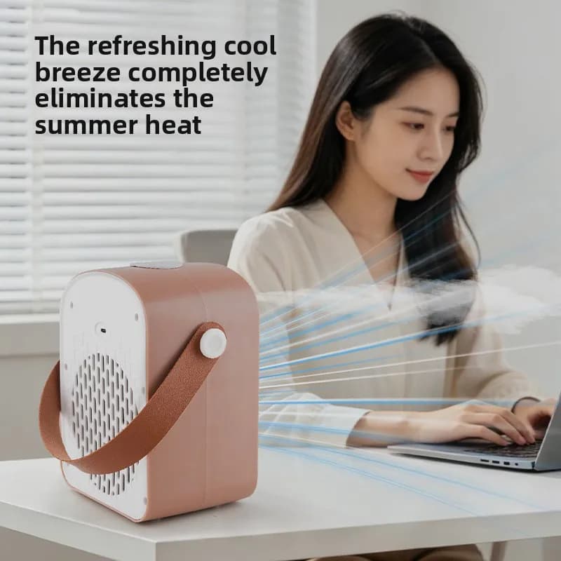 Nouveau ventilateur climatiseur 2026, ventilateur humidificateur, nouveau ventilateur électrique domestique à refroidissement par eau, petit modèle