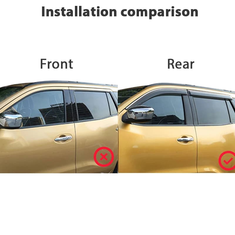Pare-vent pour Toyota Vitz XP90 Yadditif 90 2008 2007 2006 ~ 2011, accessoires, déflecteurs noirs, pare-brise de voiture, pare-pluie, EyebloggGuard