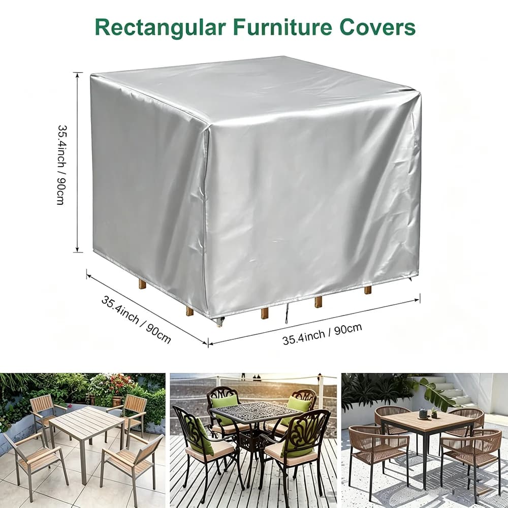 Housses imperméables pour meubles de jardin