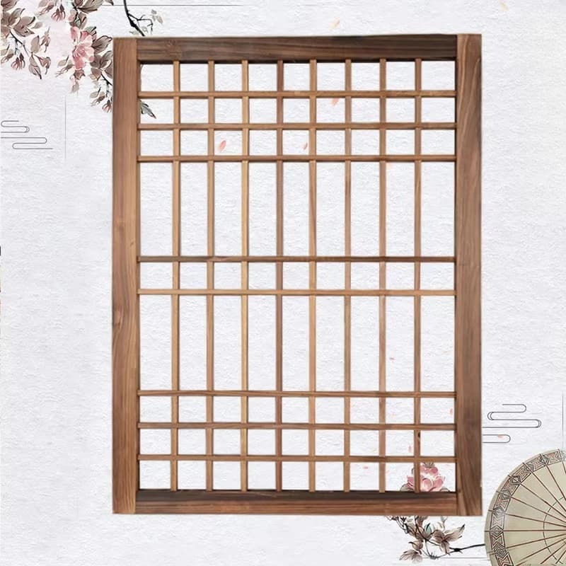 Trellis mural en bois de Style campagnard