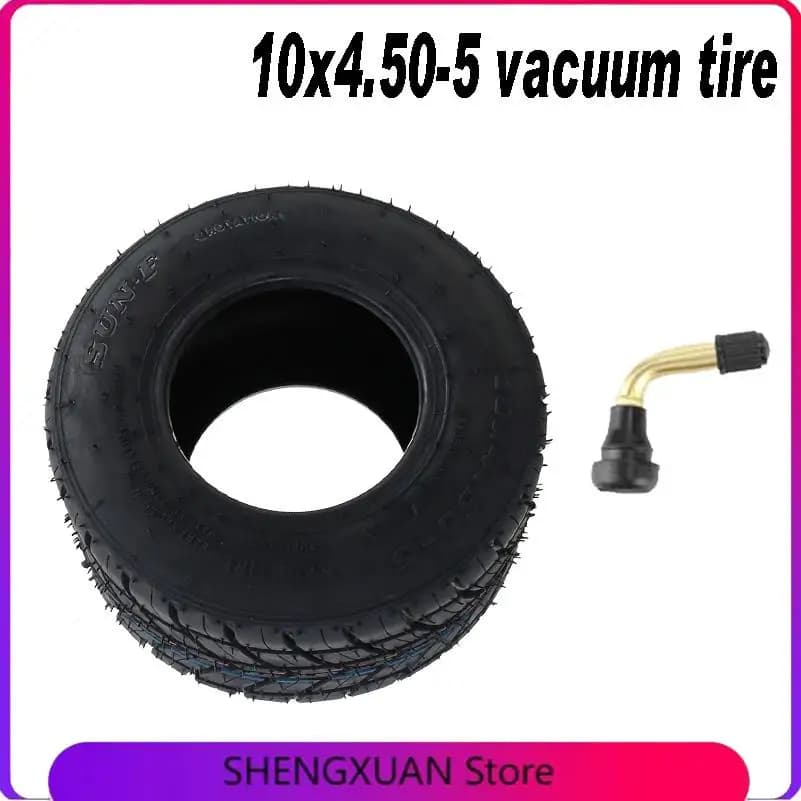 Pneus de pluie tubeless avant 10x4.50-5 pouces, adaptés aux accessoires de kart de drift tout-terrain – Nouveauté !