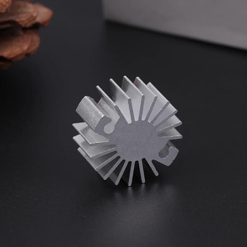 Radiateur en aluminium pour LED 23mm x 10mm ou dissipateur thermique à puce unique, 1W, pour lampe domestique, remplaçable