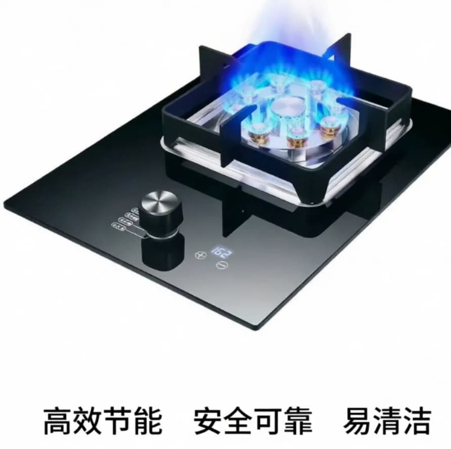 Cuisinière à gaz Haotaitai, brûleur unique, haute puissance, pour usage domestique, table, GPL, gaz naturel, nouvelle, entièrement en cuivre LYH