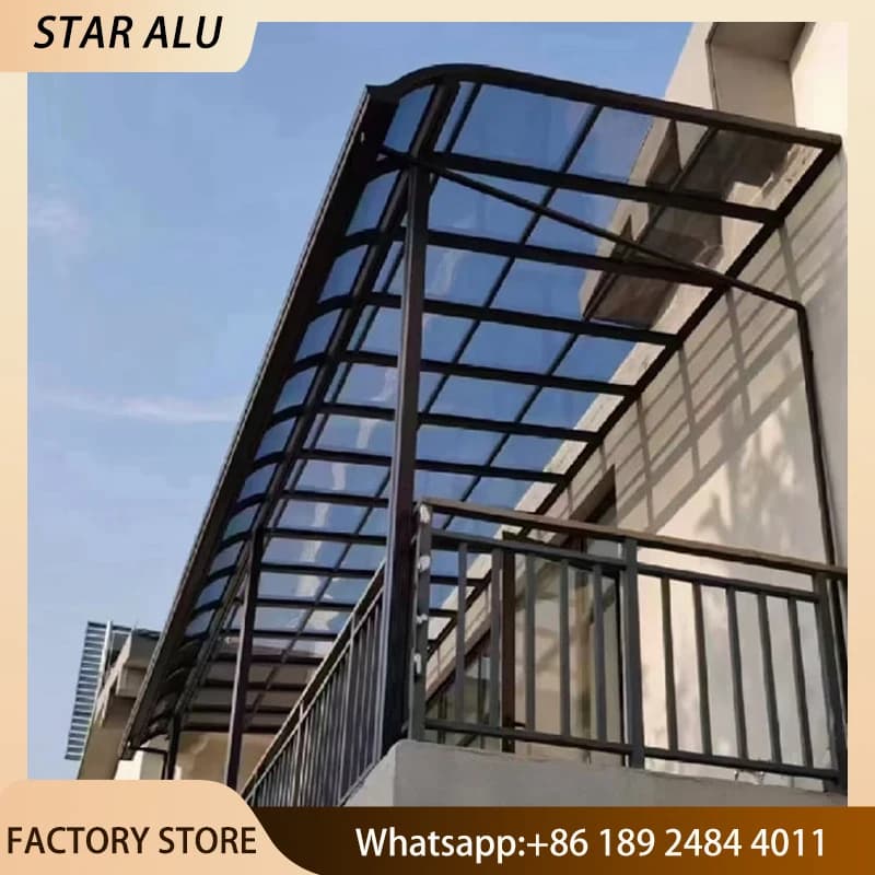 Auvent en aluminium pour terrasse
