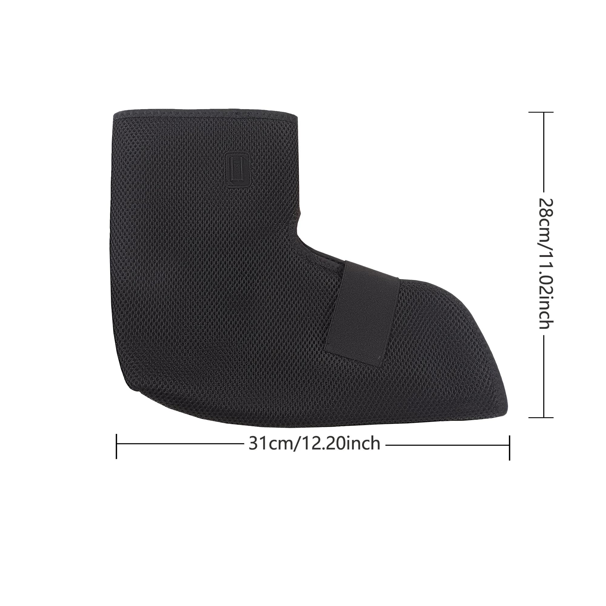Coussin chauffant pour les pieds, Massage par vibrations, 3 niveaux de température, chauffe-cheville électrique chauffant pour la relaxation et le soutien des pieds