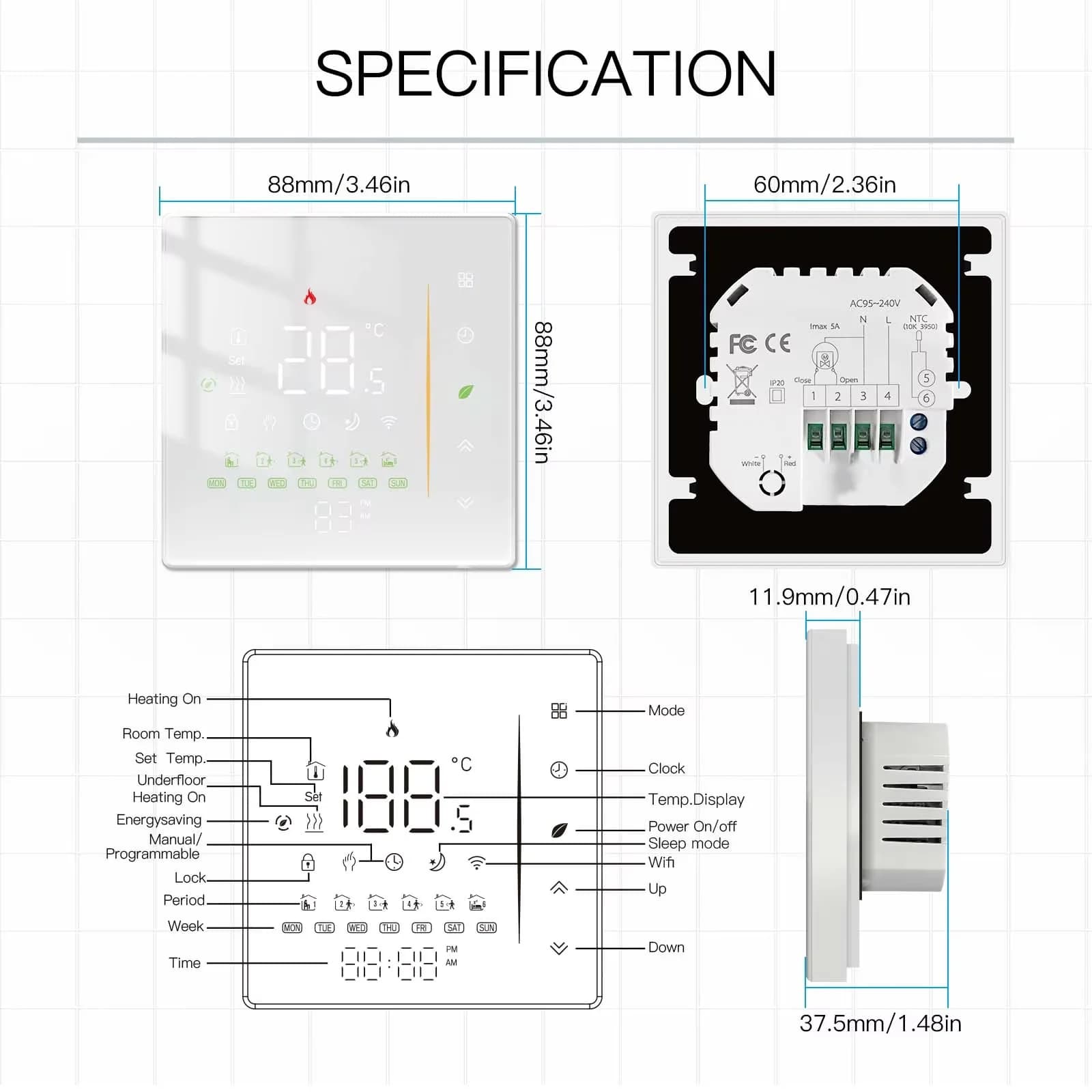 Nouveau thermostat Zigbee