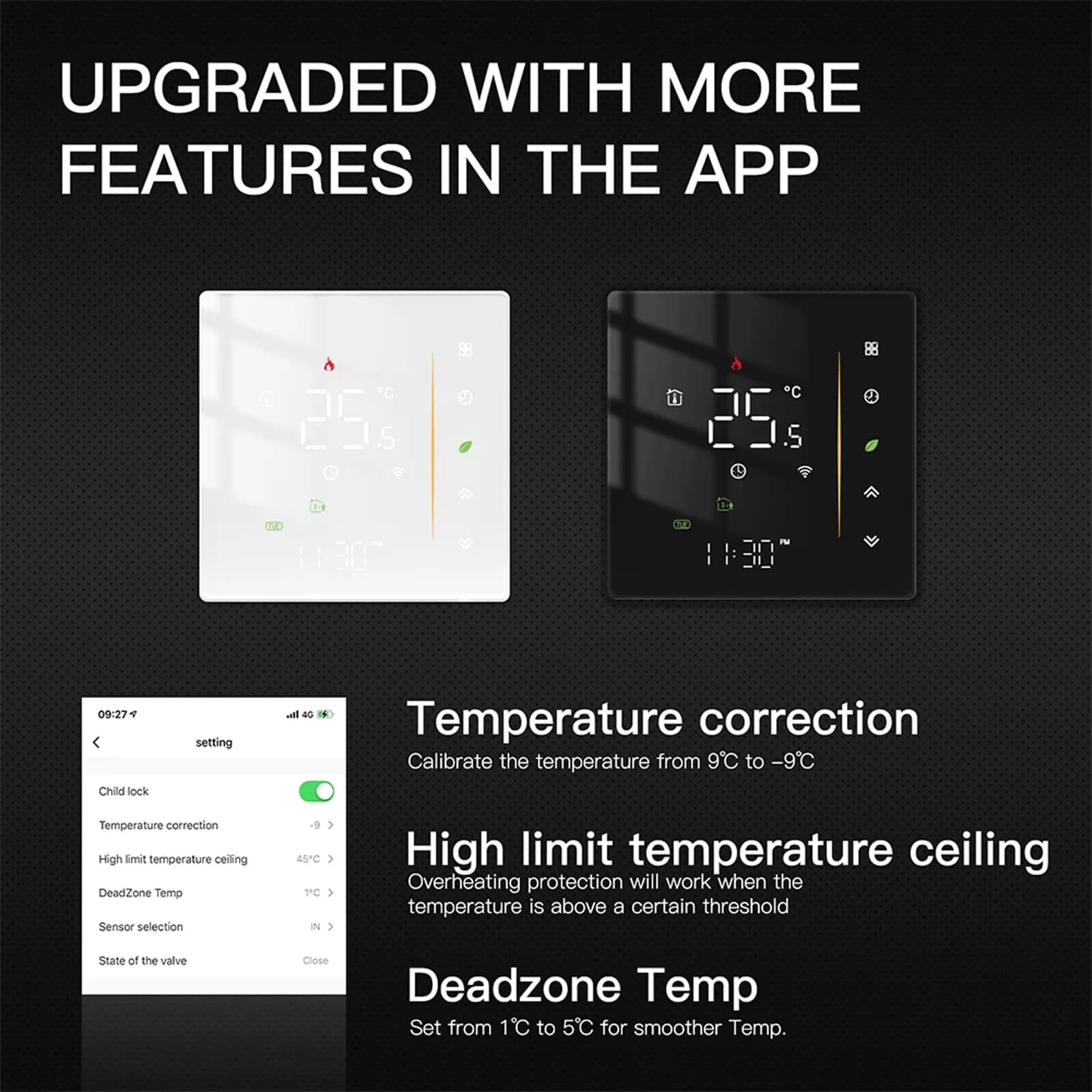 Nouveau thermostat Zigbee