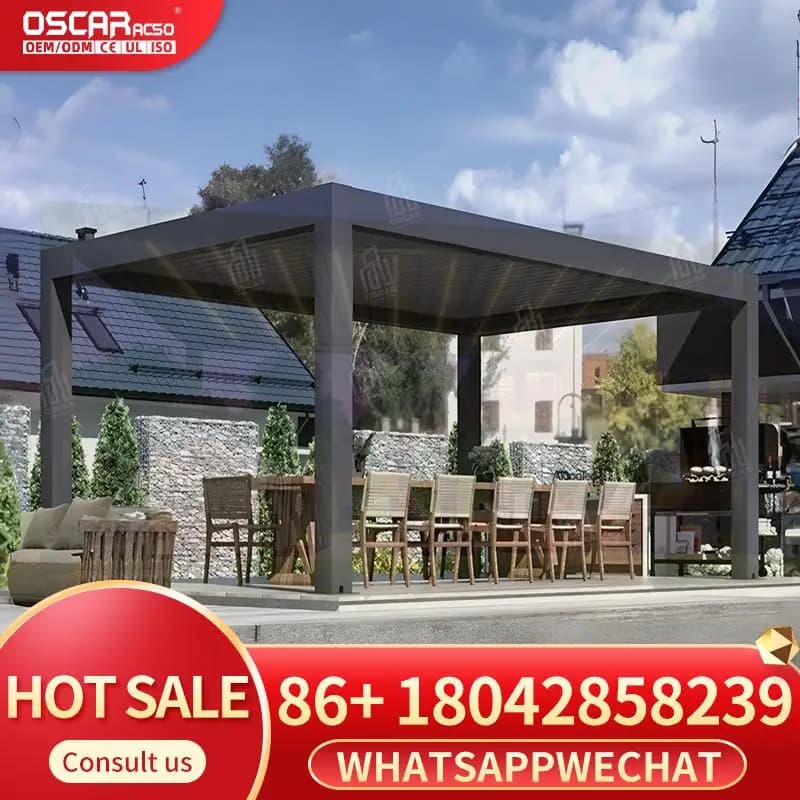 Pérgola en aluminium 3x4