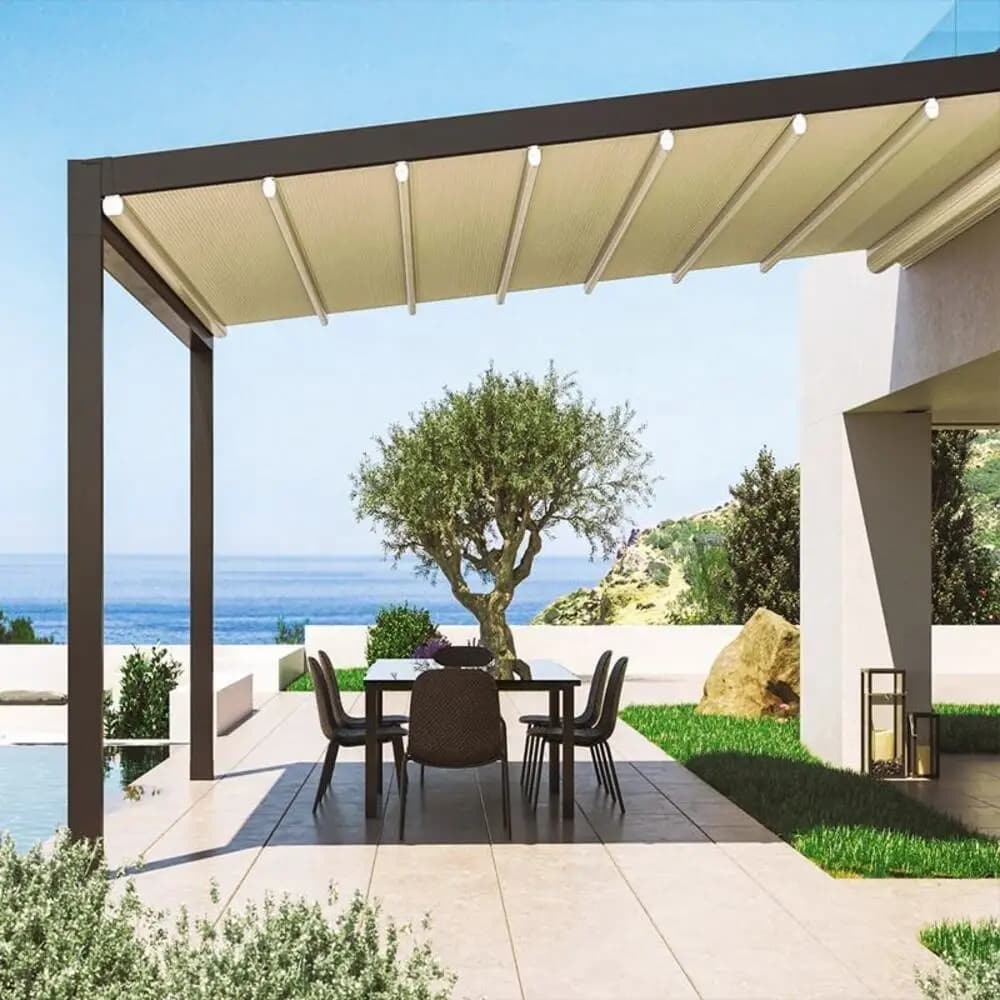 Pergola motorisée moderne