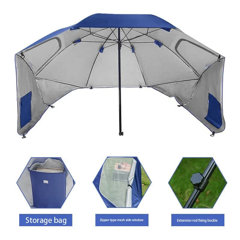 Parasol de protection solaire et de pluie SPF 50+