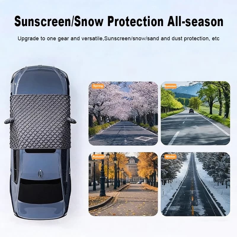 Pare-soleil universel pour pare-brise de voiture, protection contre la chaleur et les UV, visière de protection pour fenêtre avant, idéal pour l'été