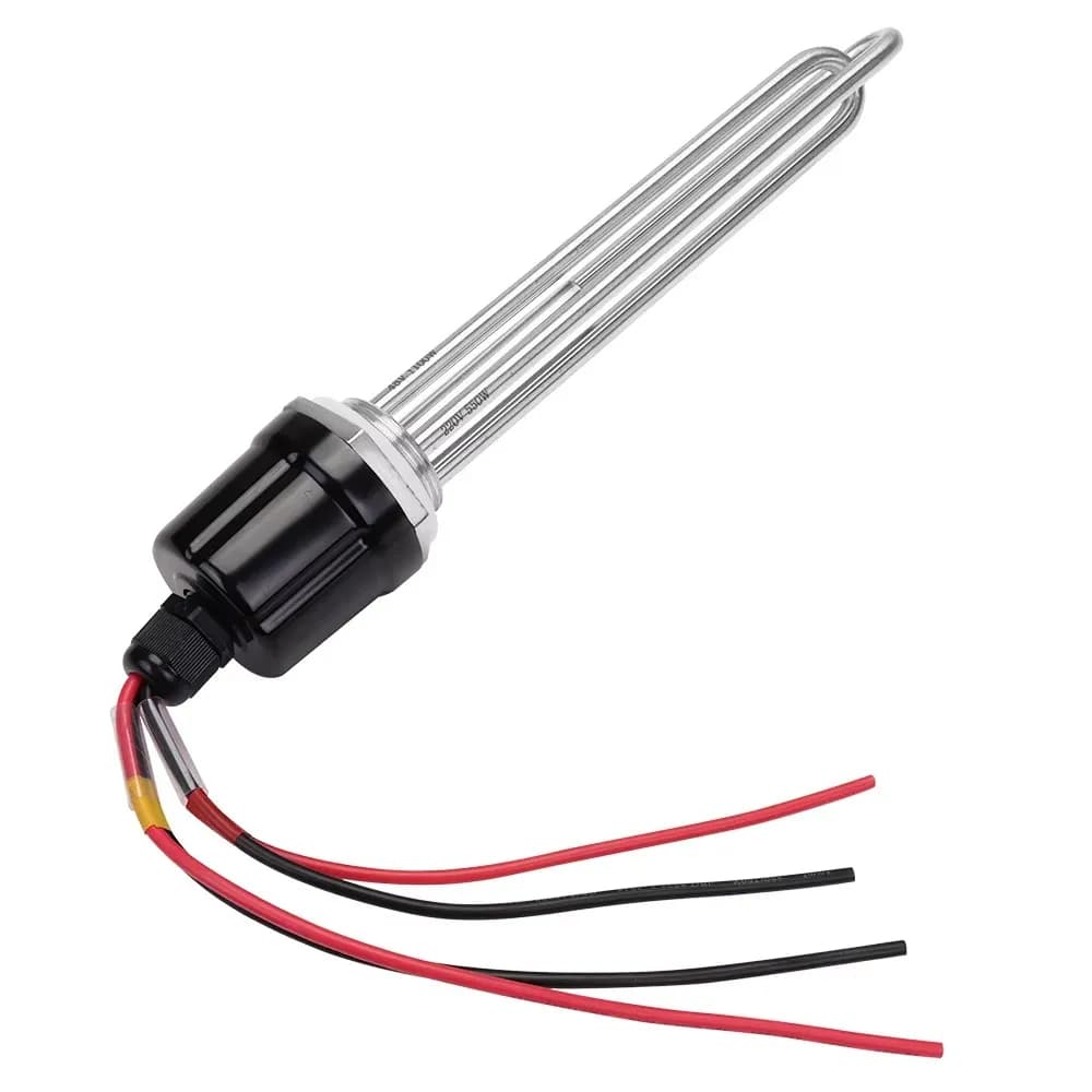DERNORD chauffe-eau électrique 220V 1500W & 48V 550W chauffe-eau solaire combiné avec régulateur de température élément chauffant SUS304