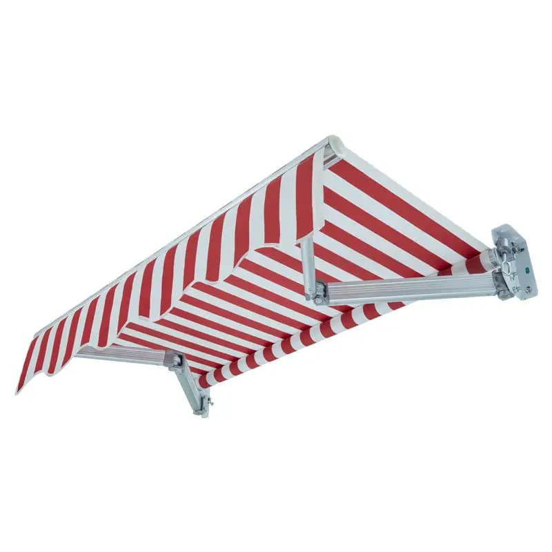 Auvent extérieur 10x8 pieds, fixation murale, étanche, rétractable, manivelle manuelle, bras pliable