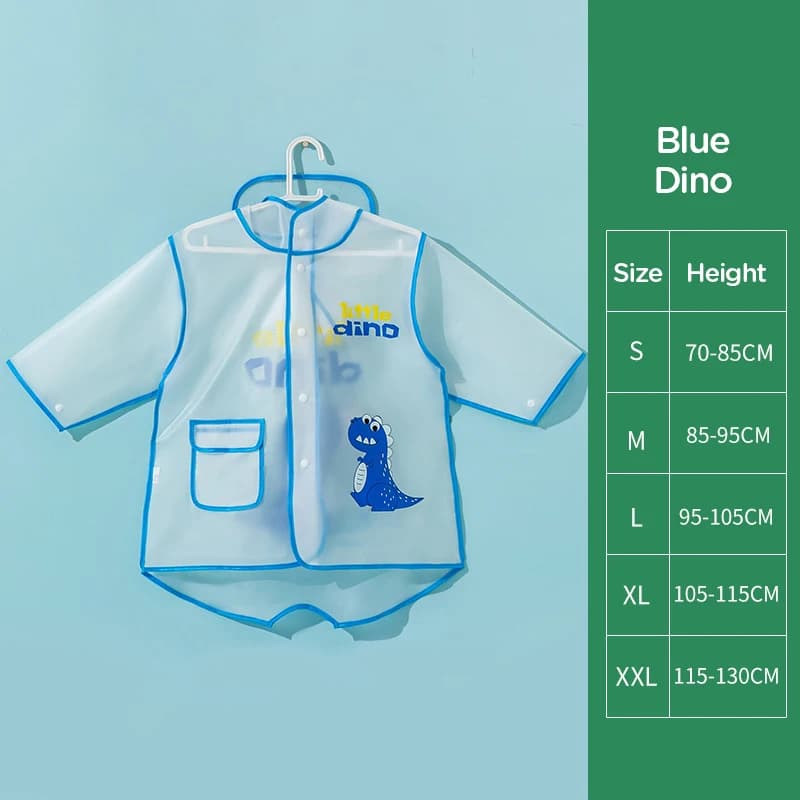 Imperméable pour enfants, Poncho Transparent pour garçons et filles, vêtements de pluie imperméables
