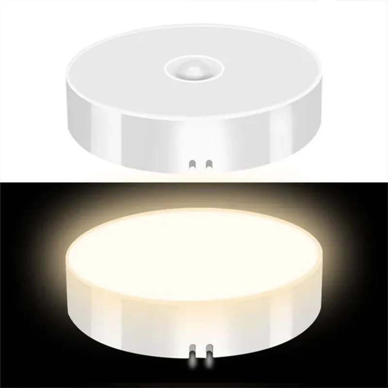Veilleuse LED à capteur de mouvement PIR, aste par USB, lampe sans fil pour armoire de cuisine, lamp