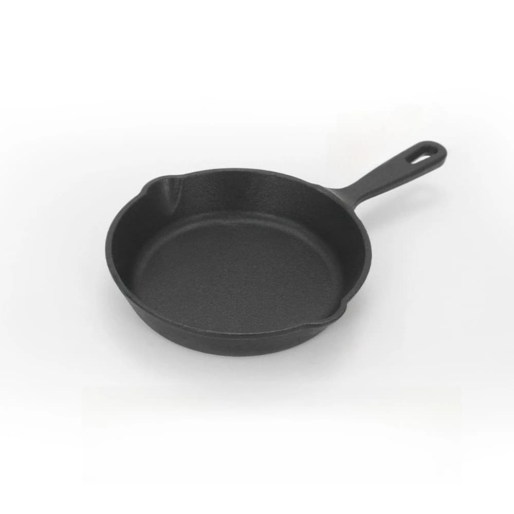 Poêles en fonte rondes réutilisables, poêles à frire, plaques de cuisson, poêles à œufs, adaptées au