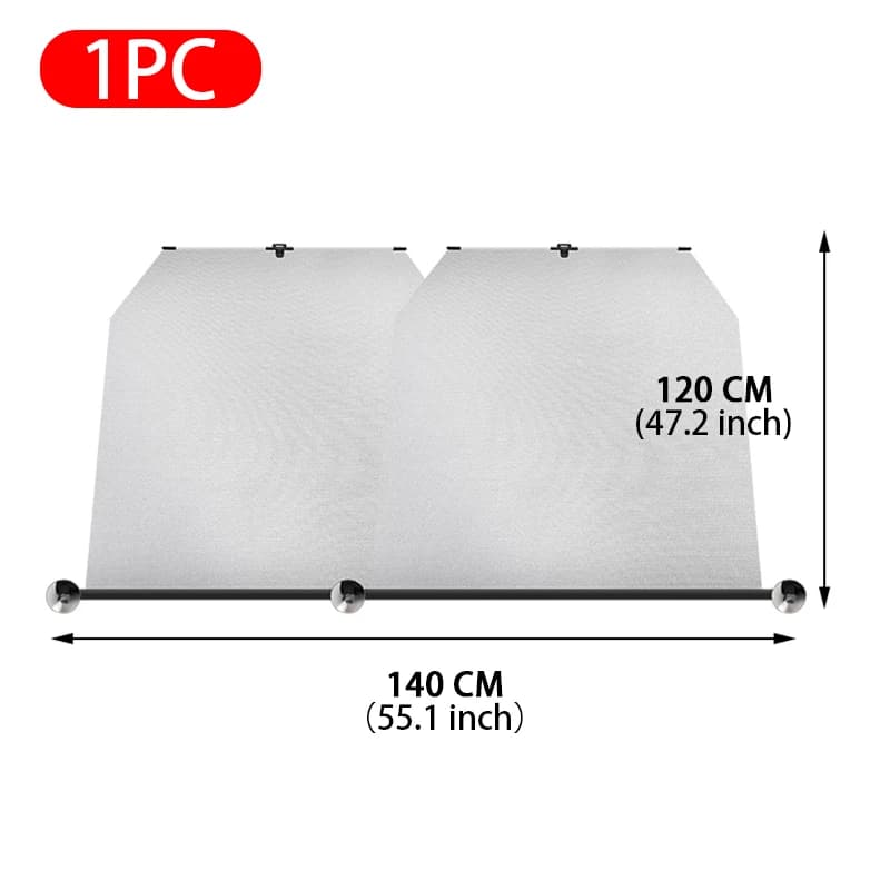 Pare-soleil réglable pour pare-brise de voiture, ombrage avant, parasol, isolation thermique pour fe
