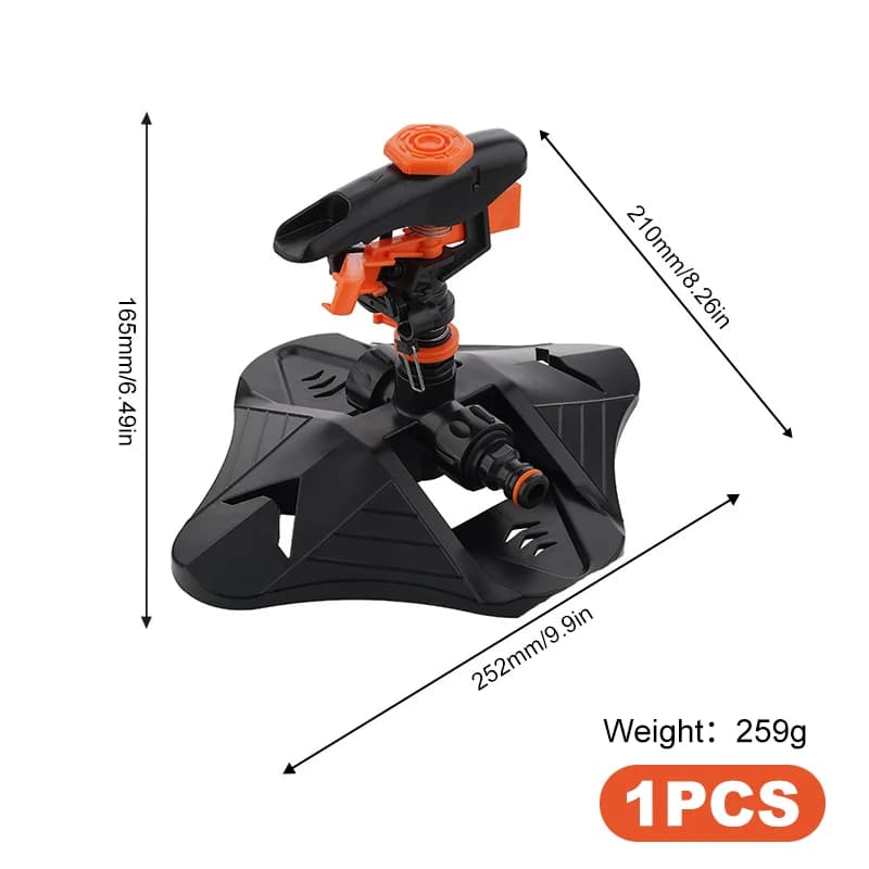 Arroseurs automatiques de jardin pour pelouse 360° ° Système d'irrigation rotatif avec buse pour p