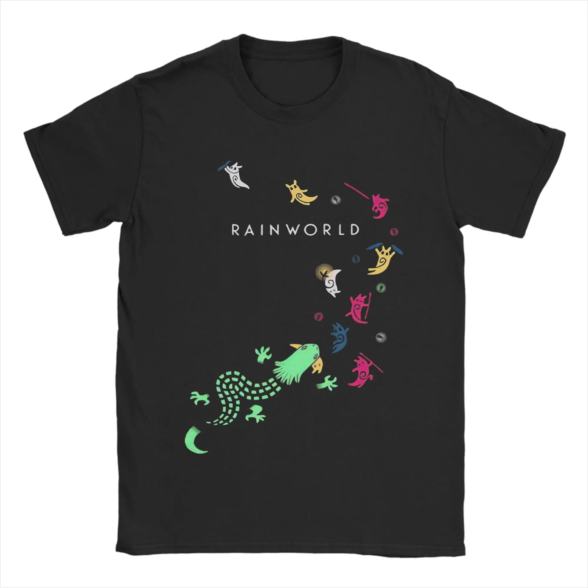 Rainworld jeu hommes t-shirt Humor t-shirt à manches courtes col rond T-Shirts pur coton vêtements d