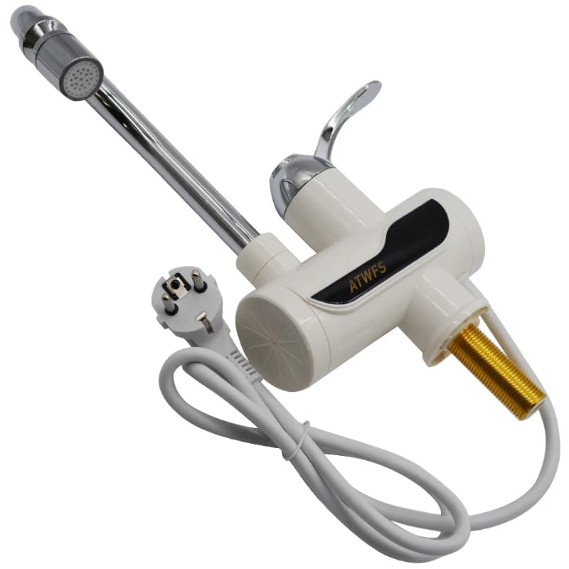 ATWFS 3000W chauffe-eau instantané sans réservoir robinet d'eau chaude électrique chauffage robinet de cuisine avec affichage de la température