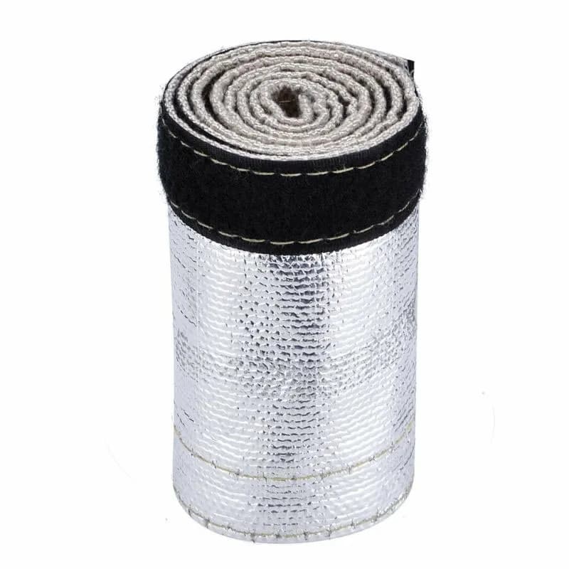 Manchons de protection thermique métalliques 60x10.6cm, couvercle de tuyau en fil isolé thermique pour voiture, Tube de métier à tisser, accessoires automobiles