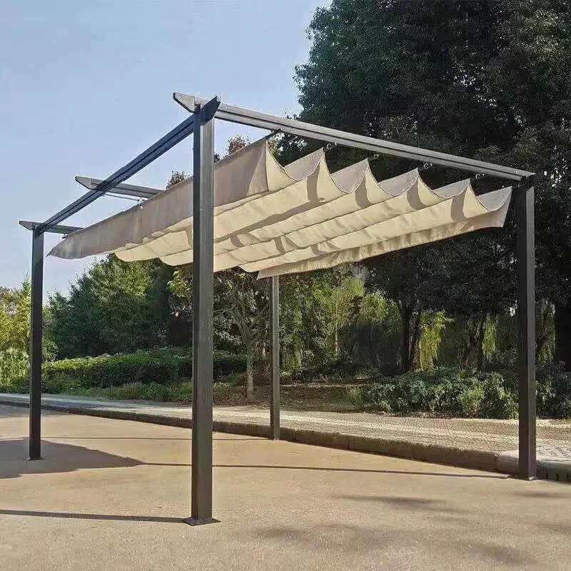 Pergola extérieure vague ombre auvent imperméable