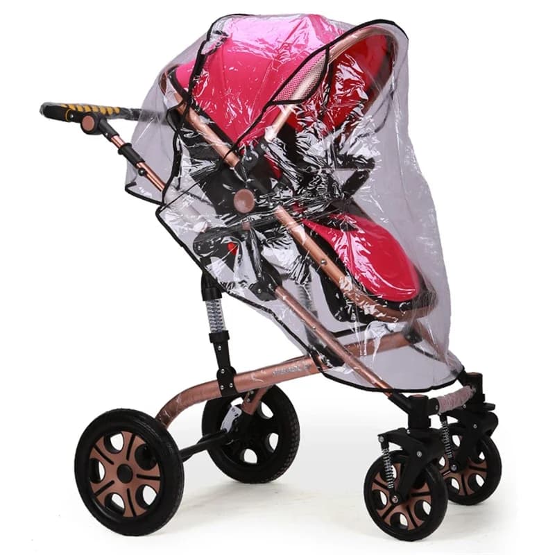 Housse de pluie universelle pour poussette, pour bébé, voiture, pare-vent, pare-soleil, Transparent, respirant, parapluie, accessoires imperméables, nouvelle collection