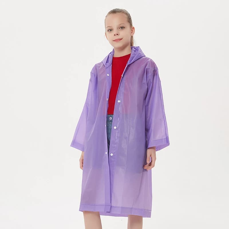 Poncho de pluie pour enfants, imperméable, non jetable, pour le voyage, accessoires de randonnée en plein air, vêtements de pluie pour enfants, imperméables